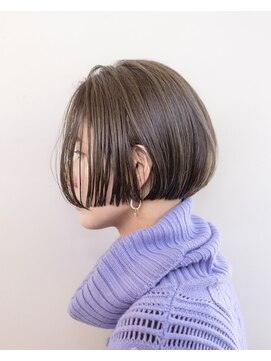 ルプラ ガーデン(le-pla garden) ショートボブ#ブリーチなし#ショートカット#ダメージレスカラー