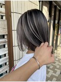 バレイヤージュ×ボブ