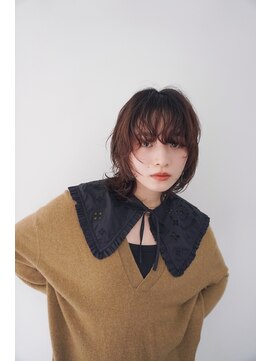 アグ ヘアー フォレスト 金沢駅西店(Agu hair forest) ニュアンスボブ/ボブパーマ