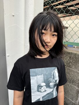 ハイバレーヘアーメゾン(HIGH VALLEY HAIRMAISON) スーパー中学生姫カットロングレイヤー岡山南中央町
