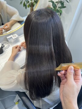 トランス(TRUNS) ケアカラー＋髪質改善ULTOWAトリートメント