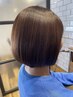 【ツヤ・うるおいカラー】似合わせカット＋水素トリートメントでケアカラー☆