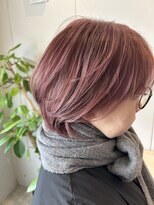 デイズ ヘアー デザイン(DAY'S hair design)&nbsp;ピンクグレイジュ♪【西田辺・イルミナカラー・ショート】