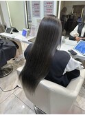 艶髪ストレート　髪質改善トリートメント　髪質改善カラー