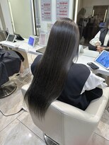 ケンジ 平塚 アネッタ(KENJE annetta) 艶髪ストレート　髪質改善トリートメント　髪質改善カラー