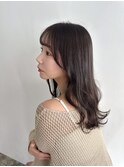 韓国風巻き髪スタイル/シースルーバング/髪質改善似合わせカラー