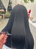 【梅雨のうねり解消】雨の日でも綺麗が続く酸性ストレート+カット