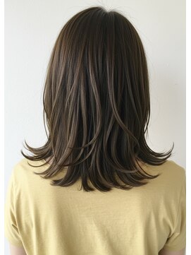 アントワープトーキョー(antwerp TOKYO) 30代40代50代外ハネミディアムレイヤー髪質改善酸性ストレート