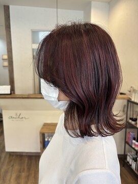 アンカーバイナチュラル(anchor by natural) レッドブラウンカラー