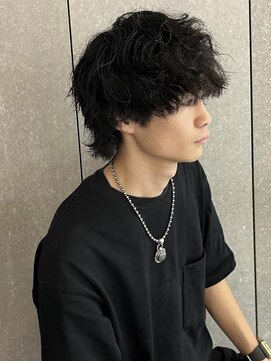 ニアウ 太田店(Niau) 秋冬にベストな緩め波巻きスパイラルメンズウルフ