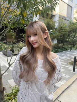 アクション 心斎橋店(ACTION) 大阪1の韓国ヘア×レイヤーカット　顔まわりカット　髪質改善