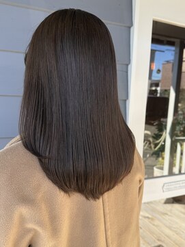アッシュブラウンで透明感UP!@岡崎