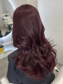 アイシー 表参道(ICY) 韓国艶髪/ブリーチなしカラー/ワインレッドボルドーカシスカラー