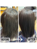 メイクルーム(make room.)&nbsp;縮毛矯正　施術例