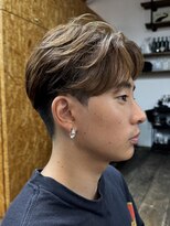 ノラ カマクラ(NORA kamakura)&nbsp;メンズハイライト地毛ハイライトセンターパート海外風ハイライト