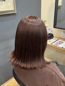 アルター(aL ter) オレンジブラウン［大人ガーリー/似合わせカット］長野歌穂