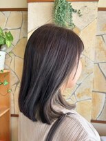 ヘア サロン ハラダ 笠寺店(Harada)&nbsp;インナーカラー/ミディアムボブ/透明感