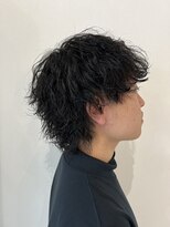 サロン(SALON)&nbsp;メンズウルフ「波巻きパーマ」