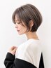 【常連様メニュー】脱白髪染めブリーチ+TOKIOトリートメント23000円