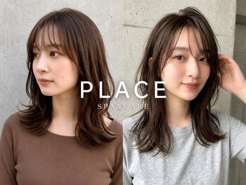 プレイス(PLACE)の写真/似合わせ技術で“自分に一番似合う”を叶える高技術サロン♪顔周りカット×透明感カラーが人気◎