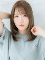 ローマ ギンザ(ROMA Ginza)&nbsp;レイヤーボブ/ミディアムレイヤー/ブリーチなし/ベージュカラー