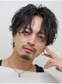 波巻きパーマ/縦落ちパーマ/サーフカール