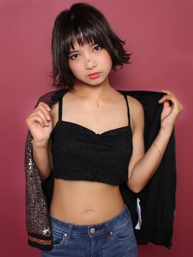 ラックスビー スカイ 大阪梅田店(LUXBE SKY) こなれ外ハネショート【 LUXBE梅田店】