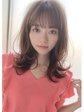 アリスバイアフロート 自由が丘(ALICe by AFLOAT) 小顔レイヤーヘア(インナーカラースパイラル