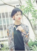 黒髪ショートバング【古淵/相模原/町田】