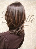20代30代40代50代ひし型ツヤゆるくびれ内巻きCカーブスタイル