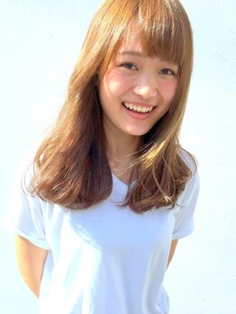 ヘアアンドメイク グラ(HAIR&MAKE gra)の写真/【小倉/モノレール平和通駅徒歩5分】可愛さは髪色で演出…♪透明感溢れるワンランク上の可愛さをGET☆