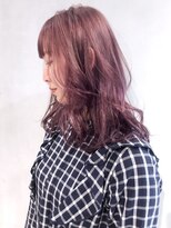 アイティー バイ アルバム 中野店(IT by ALBUM)&nbsp;ピンクパープル_ローライトスリークボブ厚めバング_ba284973