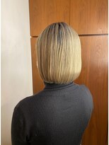 グランドライン(GRAND LINE)&nbsp;《GRANDLINE友田千栄》大人可愛いワンレンボブ魅力倍増カール