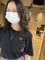 ビビト(bibito)&nbsp;bibito ミディアムネオソバージュ  Aラインスパイラルパーマ