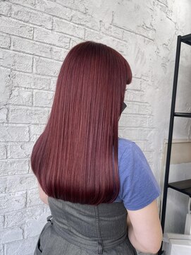 プライズ 池袋店(prize) ワインレッドボルドーカラーカシスピンクブリーチ池袋2219