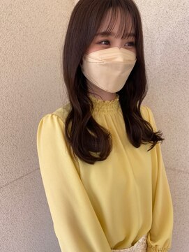 リィベ(Liibe) guest snap ゆるロング/暗髪/シースルーバング