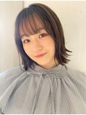 外ハネショートボブ