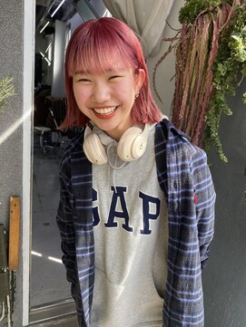 フィン(fin,) fin,/外ハネボブ/セクションカラー/グラデーションカラー