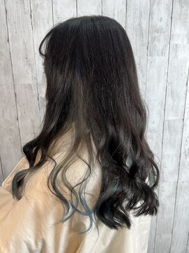 ビューティドレッセヤマノ 池袋パルコ(Beauty Dresse YAMANO) 【インナーカラー】ブルーインナーカラー