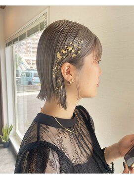 ミルヘアデザイン(mil hair design) 金箔ヘアアレンジ
