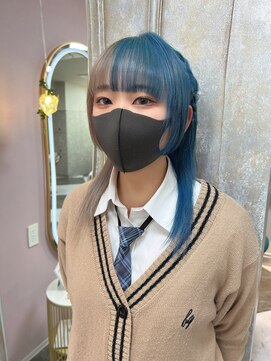 ガルボ ヘアー(garbo hair) ハイトーンツートンカラー高知美容院10代20代