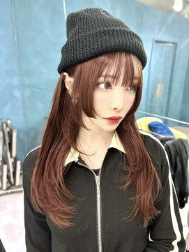 ユー(juu.) 【juu./柳迫】姫バングlayer×韓国風RED