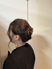 結婚式ヘアセット×アップスタイル