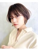 大人かわいいショートボブ◎小顔見えショートボブ/20代30代40代