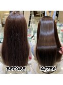 髪質改善ストレート