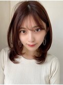 表参道アフロート張替　レイヤーミディアムスタイル