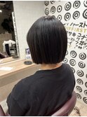 ぱつっとボブ