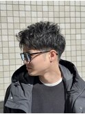 アップバング/ショート/メンズカット/ビジネス/カジュアル