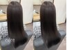 カラー＋髪質改善トリートメント￥15800→￥13800　白髪染めOK