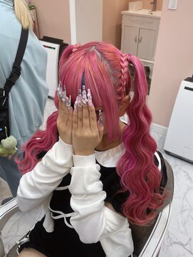 アリエス 渋谷駅西口店(Aries) 編み上げツインテール